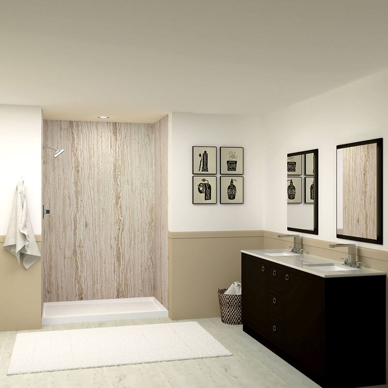 Transolid Expressions 32-in X 60-in X 96-in Glue to Wall Shower/Walls - 60" x 32" x 96"