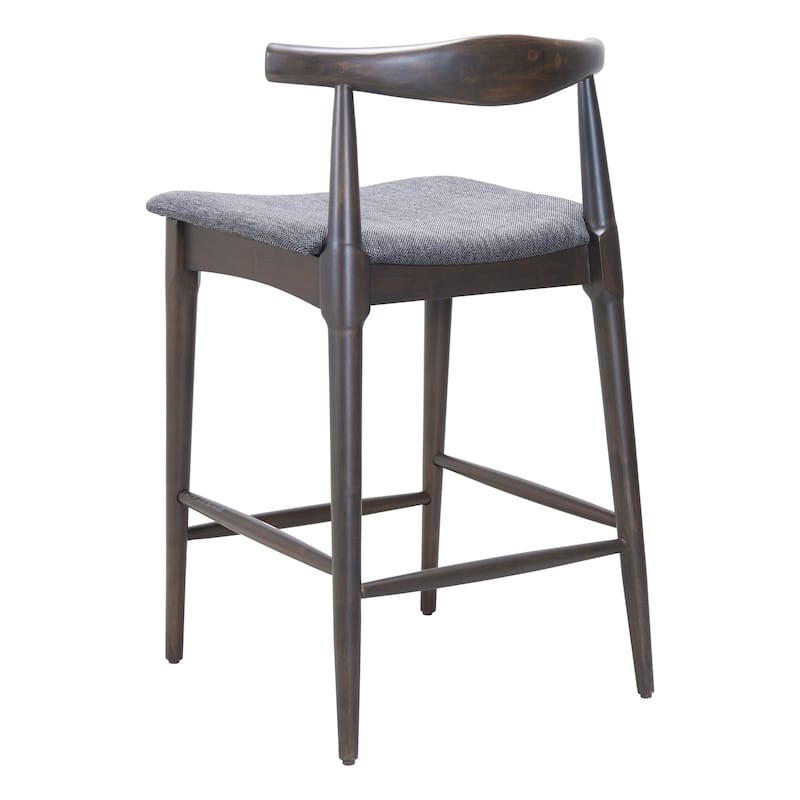 Tuzka Counter Stool Gray & Espresso