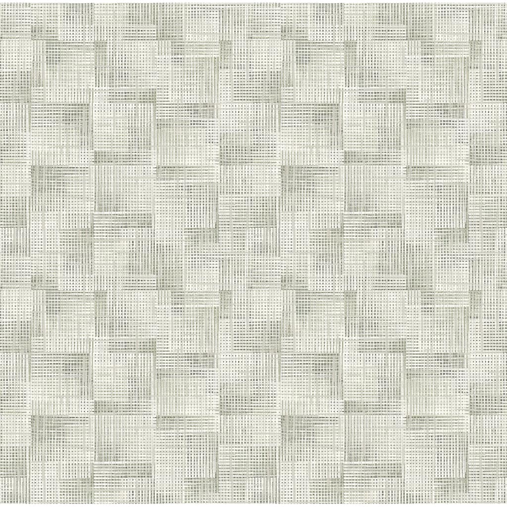 A-Street Prints Ting Sage Lattice Wallpaper