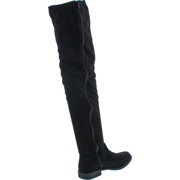 black thigh high riding boots