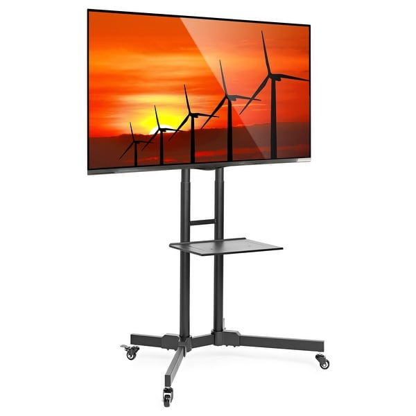 Mobile Stand with Wheels for 32-65" TV by Mount Factory. Opens flyout.
