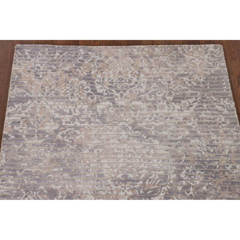Modern / Abstract Accent Rug Handmade Wool Carpet - 2'7"x 4'9"