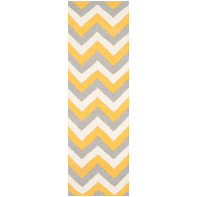 SAFAVIEH Handmade Flatweave Dhurries Alliette Modern Wool Rug
