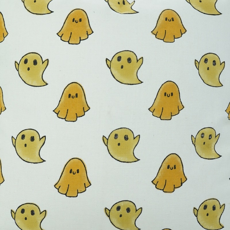 Halloween Block Print Nursery Baby Décor Farmhouse Gift Pillow Cover