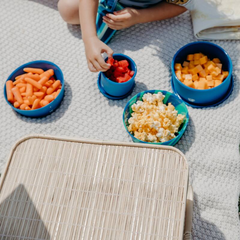 Silipint Silicone 18oz SqueezeABowl Set of 4 2 Deep Pool & 2