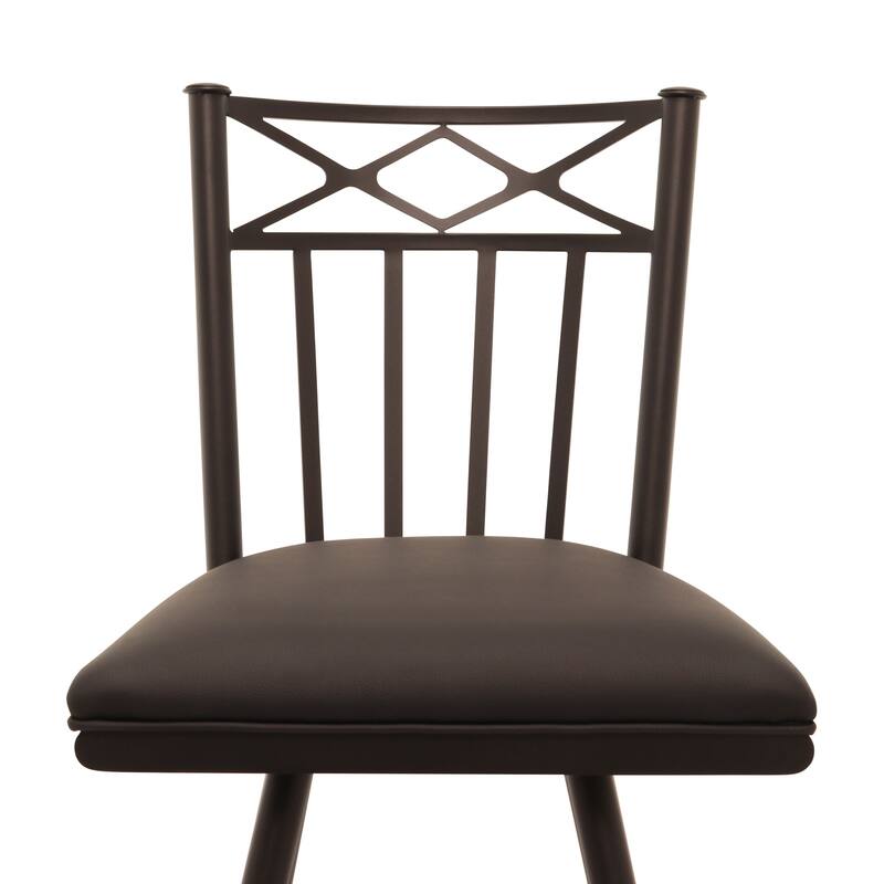 Tempo Furniture Lennix Swivel 26" Counterstool w/ Fully Welded Metal Frame (Commercial Grade) by Furnish Theory (Various Colors)