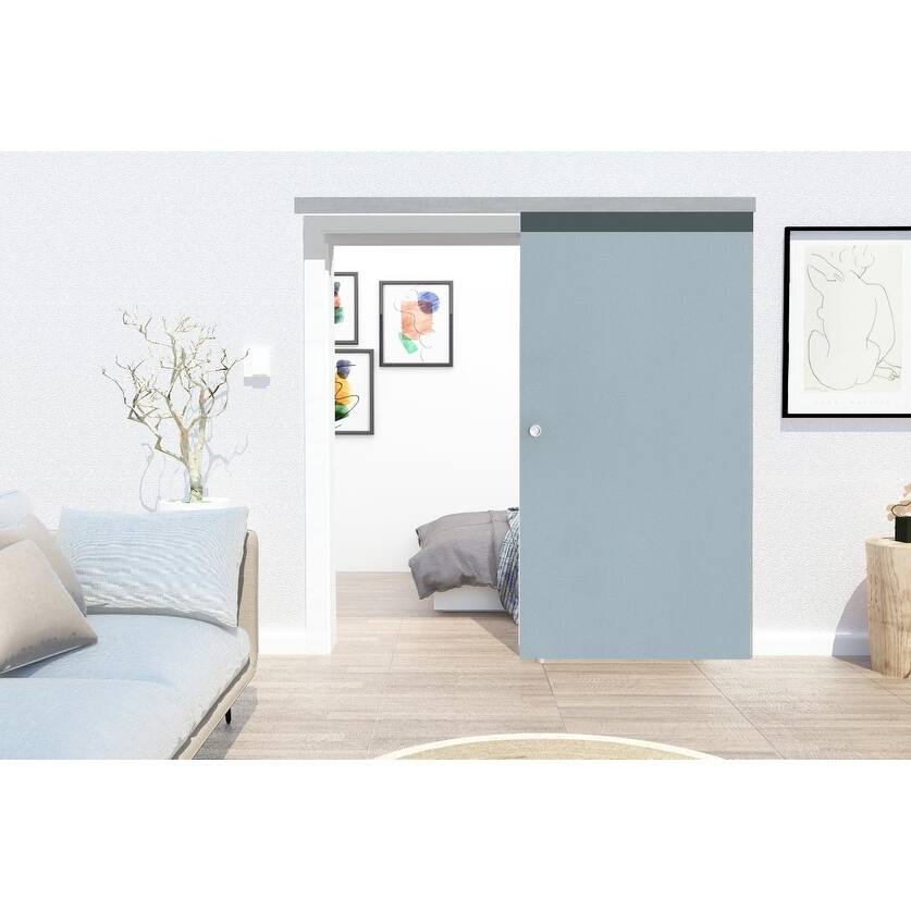 Curated visual reference: Fresh Look at Gzmr Sliding Door 38 Full Glass Sliding Door Overstock