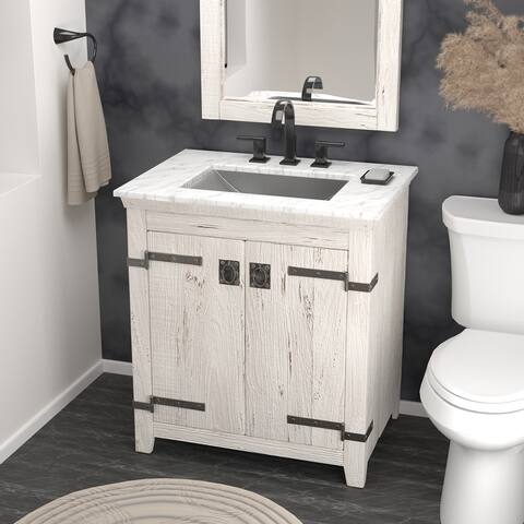 Avila 30" Freestanding Single Bathroom Vanity Set