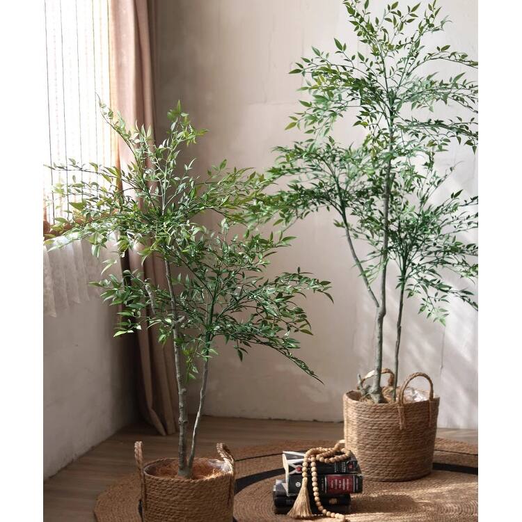 RusticReach Lifelike Nandina Indoor Tree