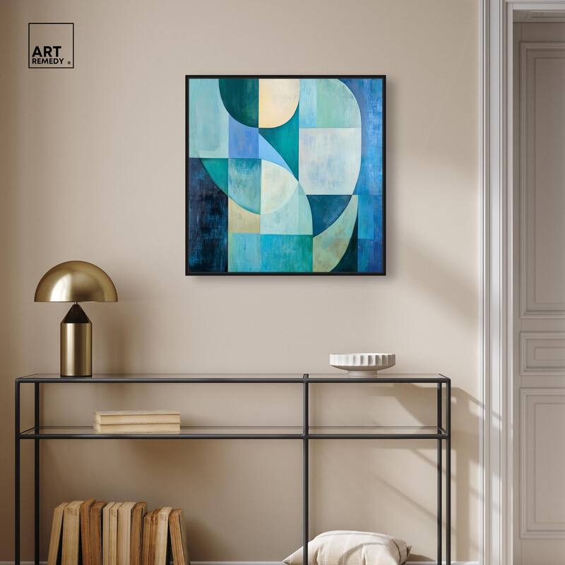 Color Blocks I Canvas by Art Remedy
