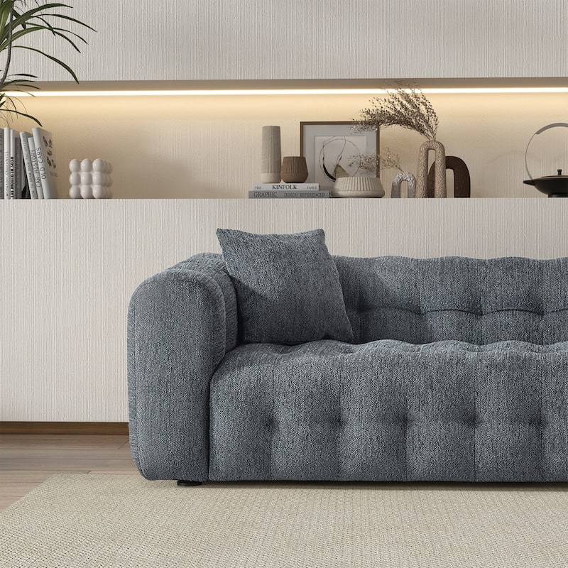 Marseille Luxury Modern Chesterfield French Boucle Couch