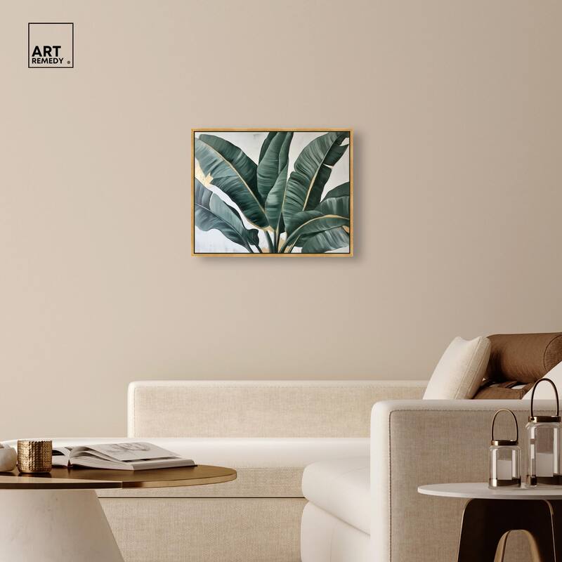 Jungle Jewel Jade II Canvas by Art Remedy