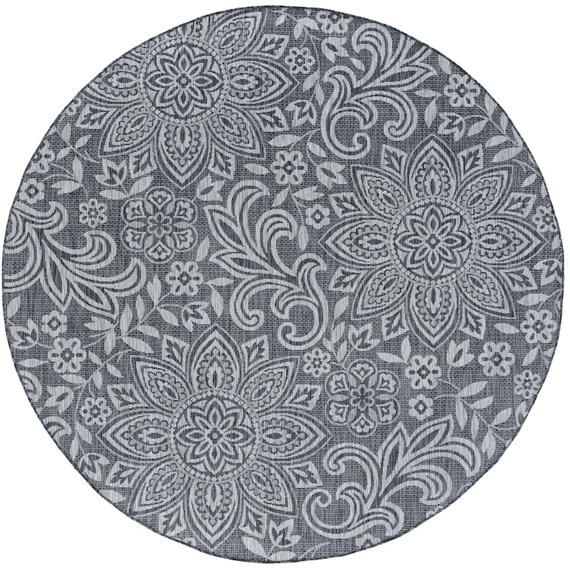 Colonnade Tropical Floral & Botanical Indoor/Outdoor Area Rug