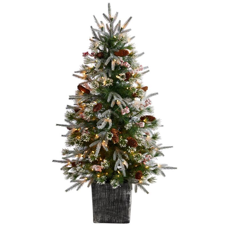 20" Holiday Winter Greenery Christmas Arrangement - 48