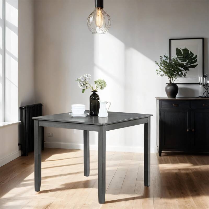Wood Rectangular Dining Table for Small Space
