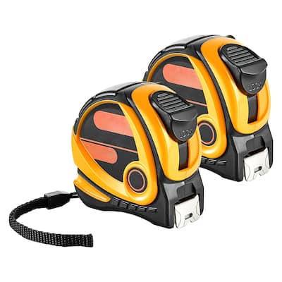 Tape Measure 25ft Retractable Imperial Metric for Outdoor Decoration