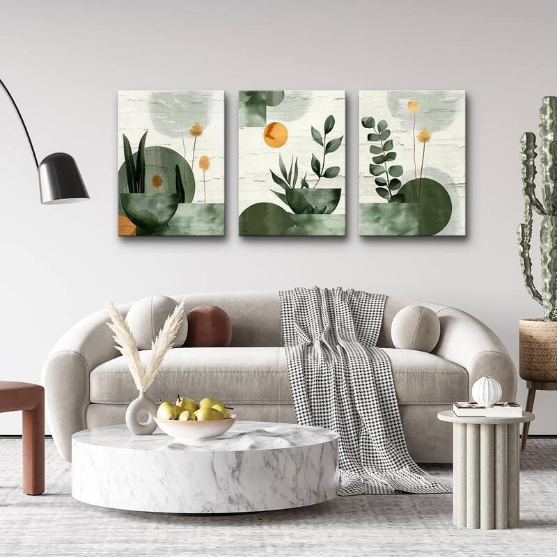 Wall Art Prints Geometry Plant Pictures Abstract