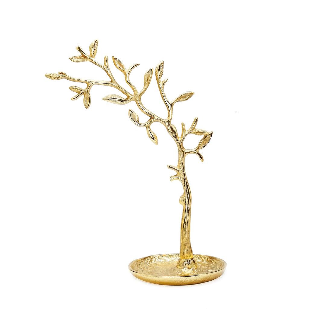 Alice Pazkus 11.5"L Gold Branch Ring Catch Holder