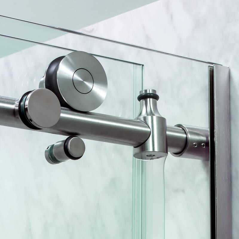 CRAFT + MAIN MRRL4876-CL Marina 76" High x 48" Wide Sliding Frameless