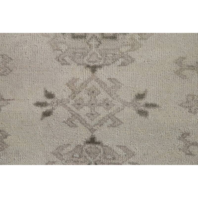 Oushak Indian Large Rug Handmade Wool Carpet - 9'10"x 13'9"