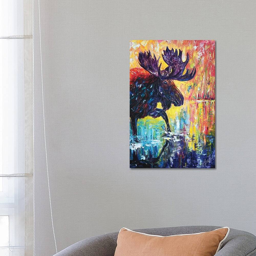 iCanvas "Moose" by OLena Art Canvas Print
