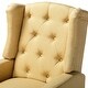 preview thumbnail 54 of 87, Debora Wingback Button Tufted Push-back Recliners Set of 2 by HULALA HOME