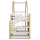 preview thumbnail 31 of 34, Twin House Bunk Bed with Stairs & Blackboards - Playful Design for Kids