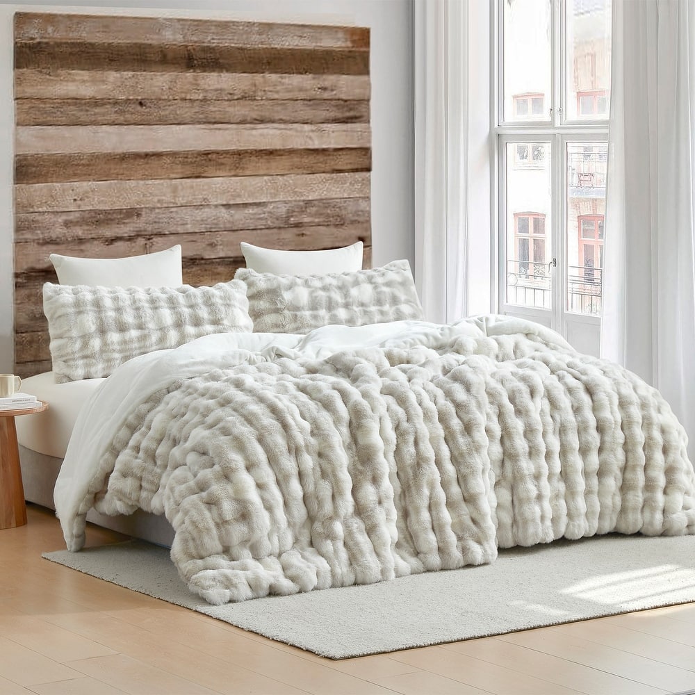 Oh Deer® - Coma Inducer® Oversized Comforter Set - White-Tailed Gray