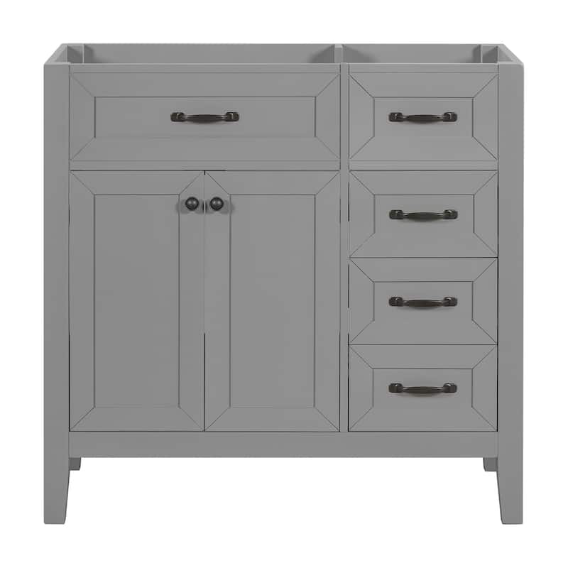 36" Bathroom Vanity without Sink,Bathroom Cabinet with Drawers