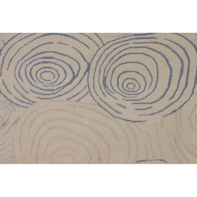 All-Over Gabbeh Oriental Area Rug Hand-Knotted Wool Carpet - 6'0" x 8'9"