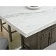 preview thumbnail 3 of 4, The Gray Barn Garfield Driftwood Marble Top Counter Height Dining Table