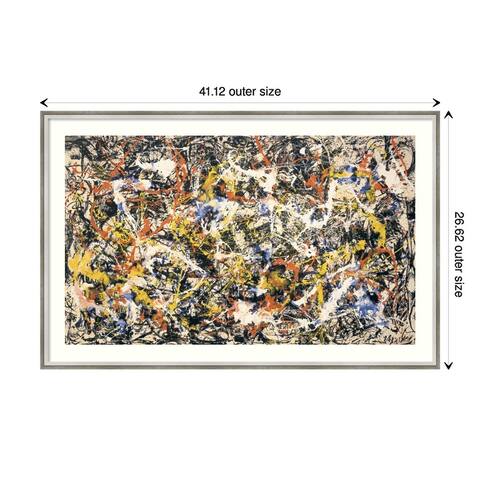 Convergence by Jackson Pollock Framed Art Print