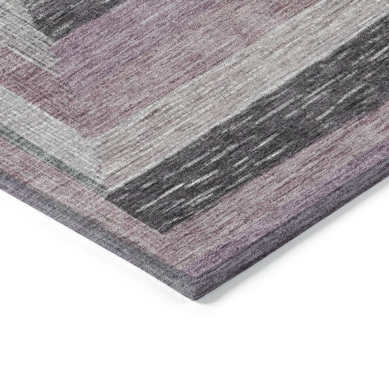 HomeRoots Geometric Transitional Rectangle Outdoor Rug
