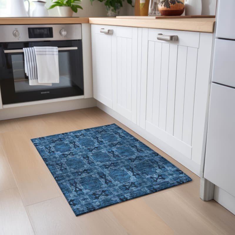 Almix Lush Floral Weather Resistant Versatile Elegance Outdoor Rug