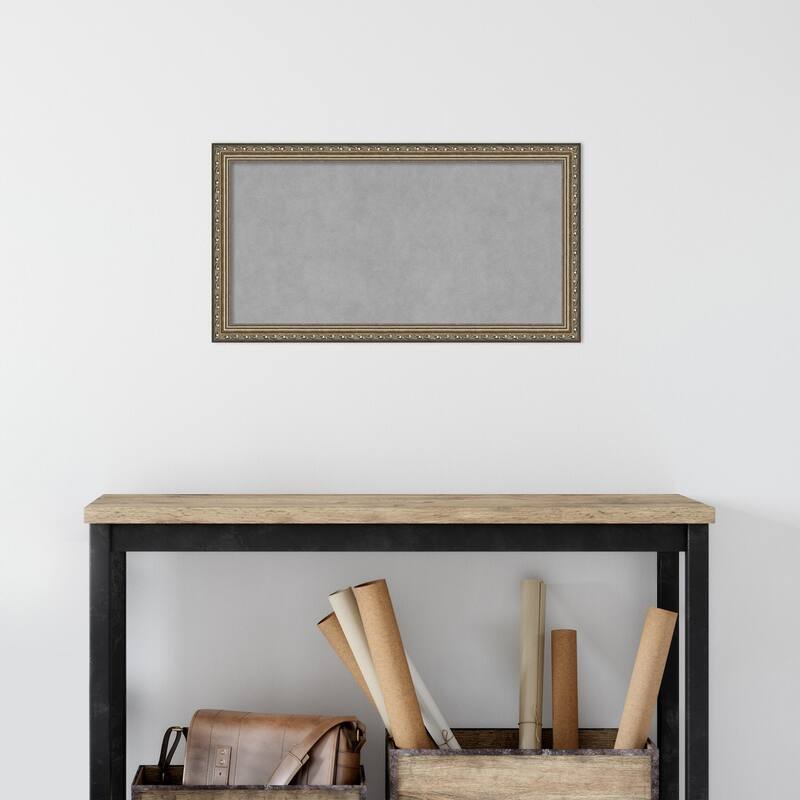 Framed Magnetic Board, Parisian Silver