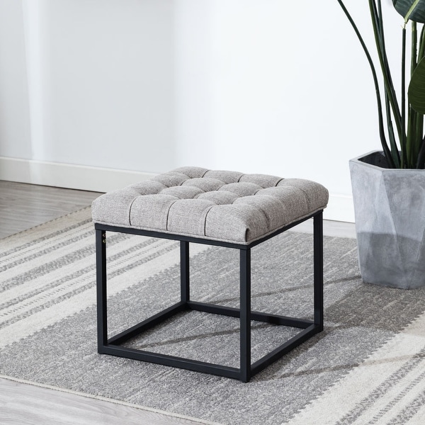 Kotter home square cheap button tufted ottoman