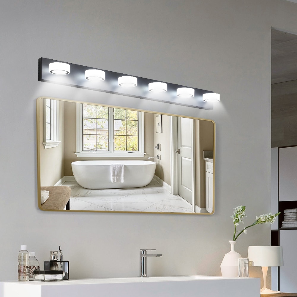 Led lights above bathroom mirror cheap