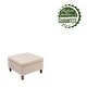 preview thumbnail 9 of 19, Porthos Home Jamar Fabric Square Storage Ottoman with Rubberwood Legs
