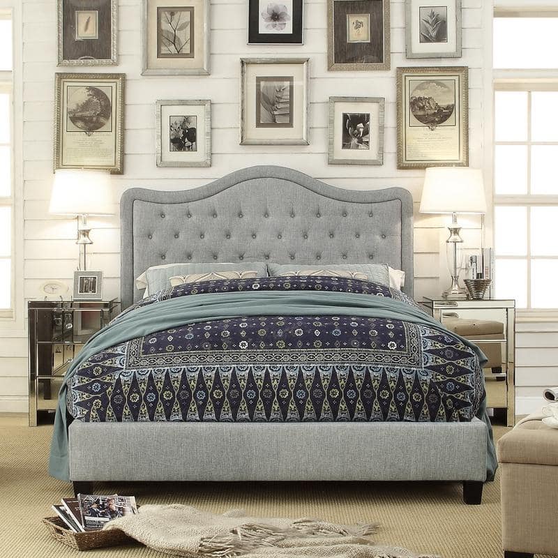Copper Grove Alyssa Upholstered Low Profile Standard Bed