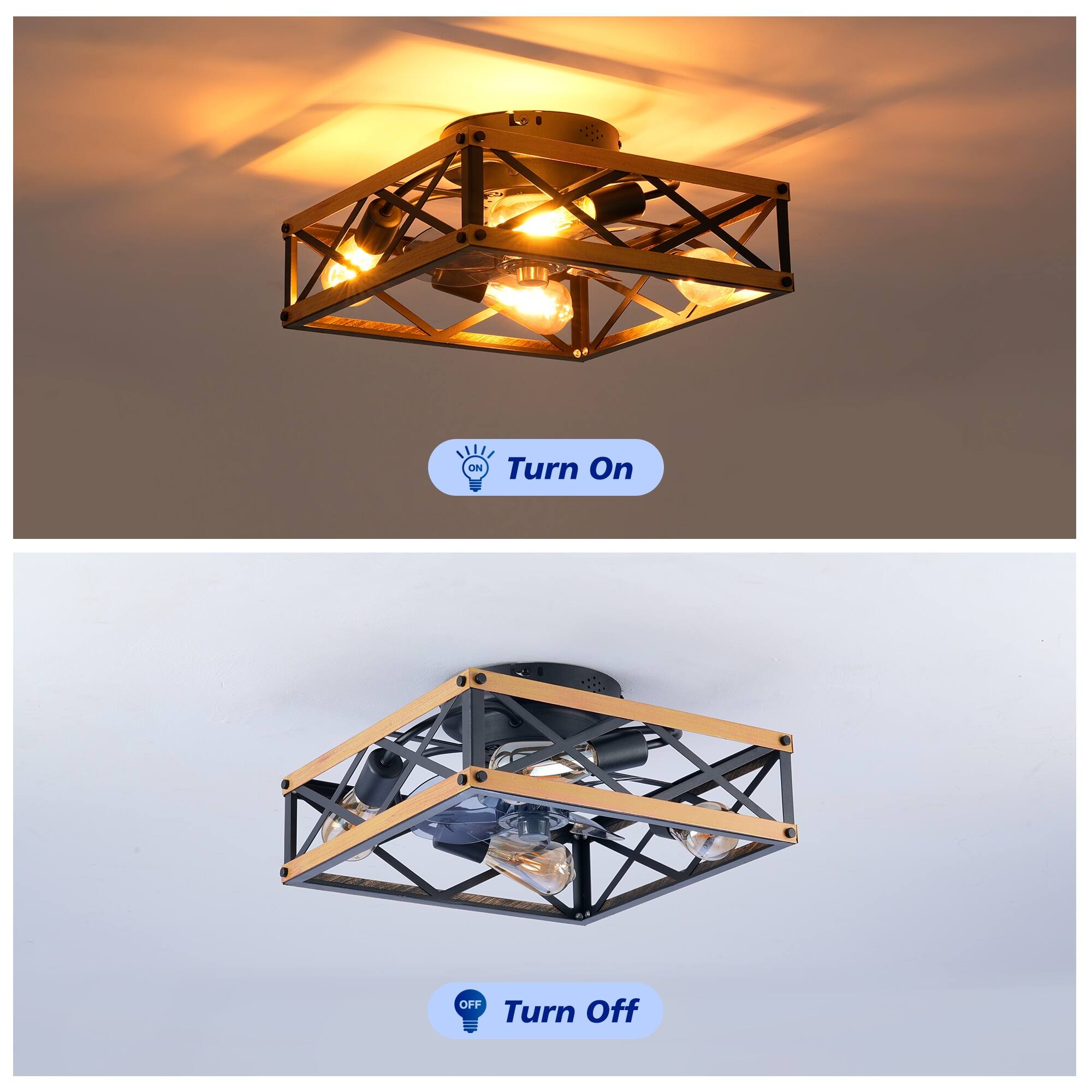Option Gold-plated Square(Bulbs not Included)