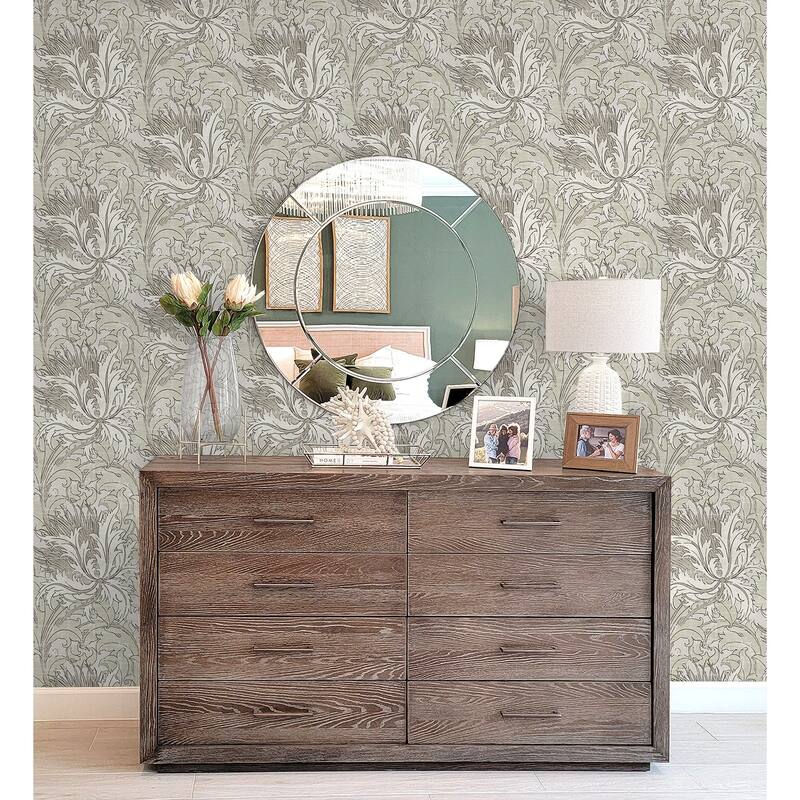 NextWall Floral Folly Peel and Stick Wallpaper