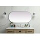 preview thumbnail 4 of 9, Elegant Lighting MR2A2448 Asha 24" W x 48" H Oval Framed Bathroom