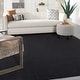 preview thumbnail 78 of 181, Nourison Essentials Solid Contemporary Indoor/Outdoor Area Rug 7' x 10' - Black