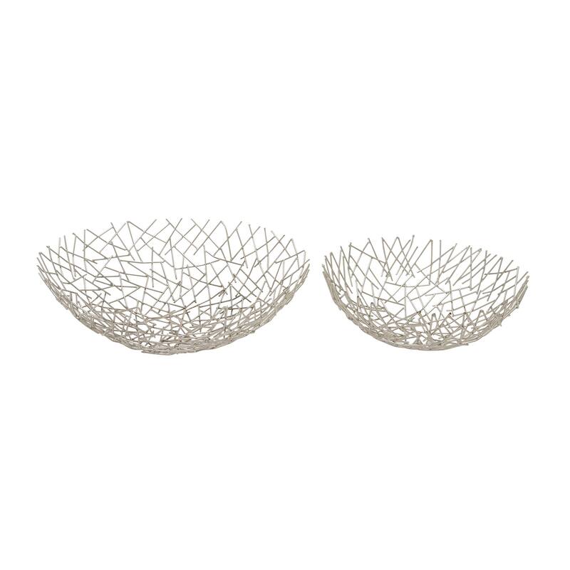 Metal Bowl 13-inch, 16-inch (Set of 2) - S/2 13", 16"W