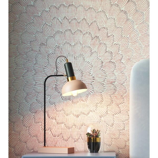 Juku Blush and Grey Table Lamp