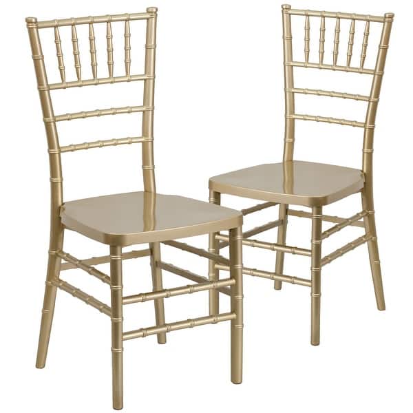 Shop 2 Pack Hercules Premium Series Resin Stacking Chiavari Chair Overstock 27085610