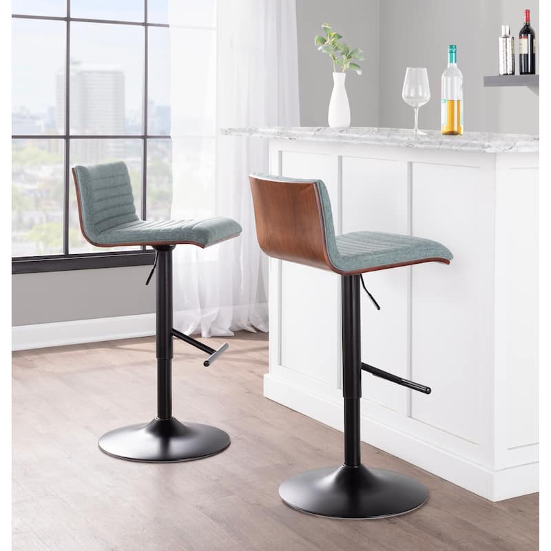 Carson Carrington Tyra Adjustable Bar Stool (Set of 2)