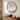 Mia Solid Wood Wavy Round Wall Mirror with HD Reflection and Artistic Frame Design by GDFStudio