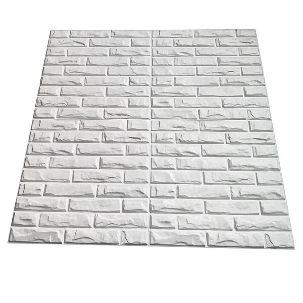 Shop Art3d 3d Wall Panels Pvc Brick Wall Design 32 Sq Ft