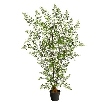 4' Ruffle Fern Artificial Tree - 6"